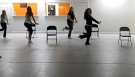 Burlesque dance class- Danceography Studio last friday night