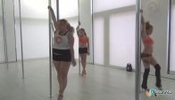 Coreografa de pole dance sensual