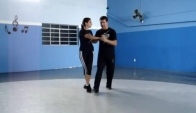 Escola de Dana Rodrigo de Oliveira - Passos - Samba de Gafieira - Tirada de perna simples