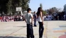 Fanny bailando reggaeton escuela