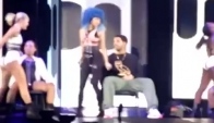 Nicki Minaj Gives Drake Lap Dance And Kiss At Toronto