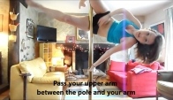 Pole Dance Tutorial  Combo Viva Inside Leg