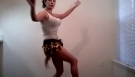 Practicing Belly Dance
