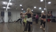 Sexy Belly Dance warm up with- Simona Guzman
