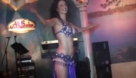 Sexy Belly danceR Leila in Ali Baba Las Vegas Drum Solo