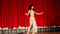 Sexy Belly dancer at the Toronto Salsa Festival