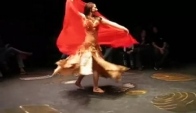 Sexy Turkish Style Belly dance With Zills And Veil