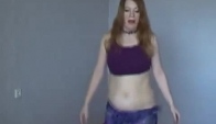 Sexy belly and belly dance