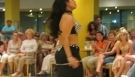 Sexy girl dancing belly dance in Egypt