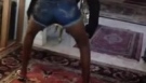 Skinny girl twerk is Backkk