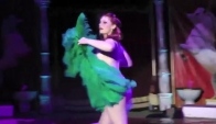 Sugar Blue Burlesque's Ruby DeLure Feather Fan Dance