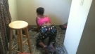 Tete grinding on the floor Ayeee