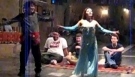 Uncoordinated Asian man attempting to Belly Dance in Turkey
