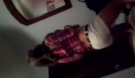 White girl trying to twerk Aka my sister
