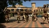 Zulu Dance in mainstreet St Lucia
